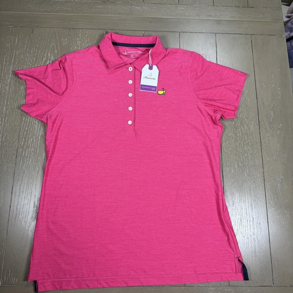Masters Polo Shirt Womens Large Magnolia Lane Tech Golf Augusta National NWT - Picture 2 of 10